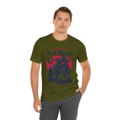 FULL THROTTLE Parts & Service - Unisex Jersey Short Sleeve Tee