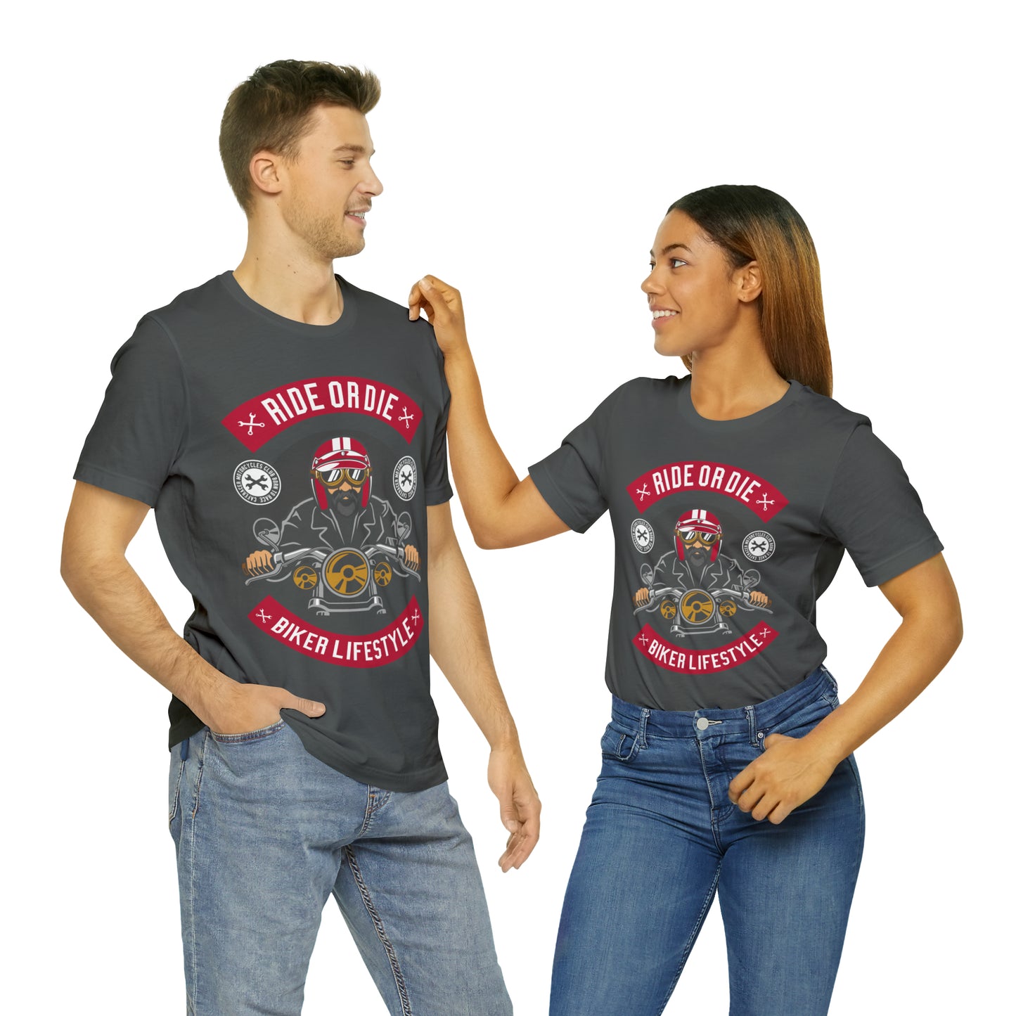 BIKER LIFESTYLE - Ride or Die - Unisex Jersey Short Sleeve Tee
