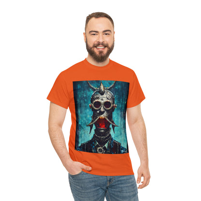 CYBER-STEAMPUNK BOUNTY-HUNTER - Airt on a Shirt  - Unisex Heavy Cotton Tee - AUS