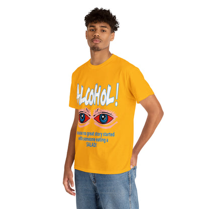 "ALC****" vs Salad - Funny Unisex Heavy Cotton Tee - AUS