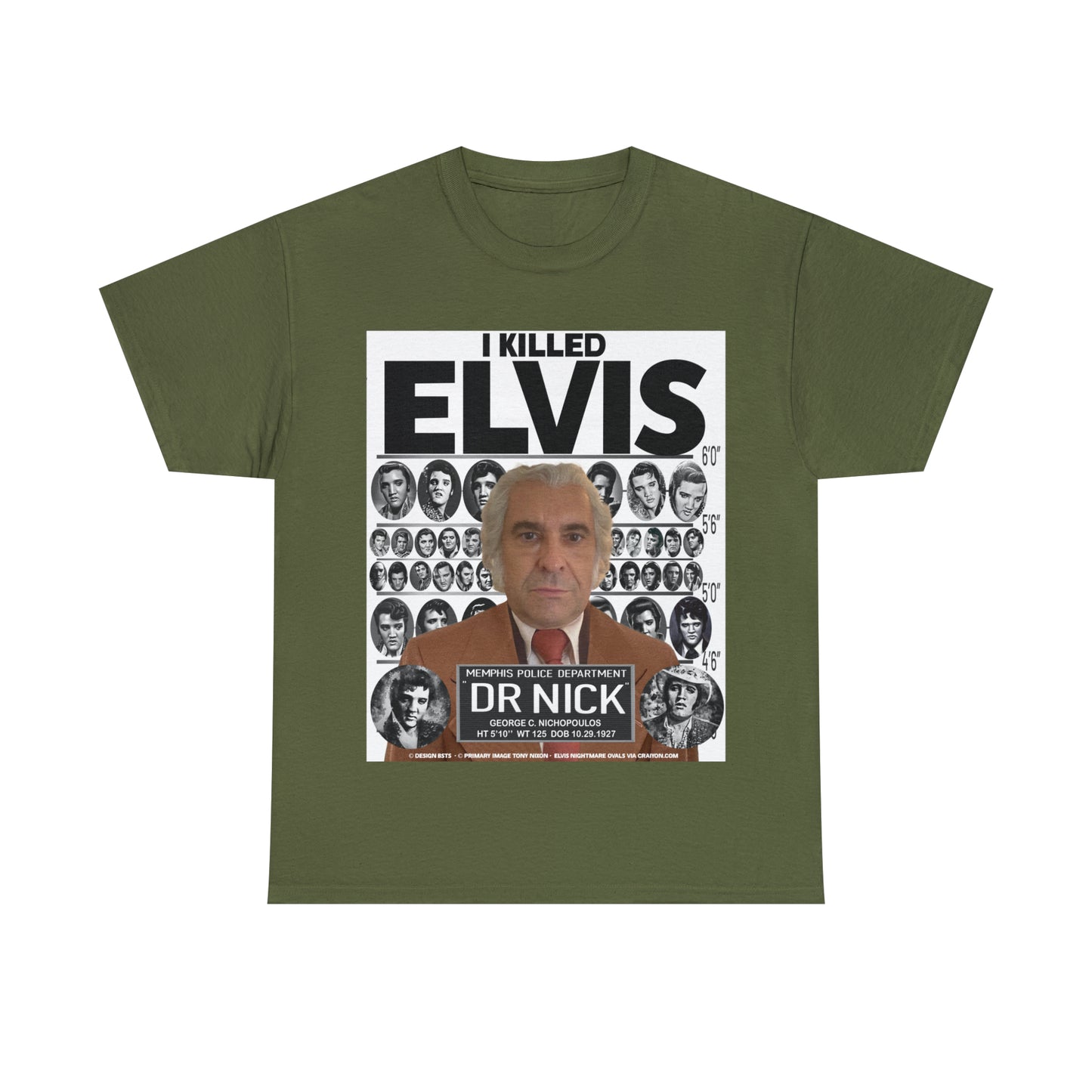 I KI**** ELVIS  - Unisex Heavy Cotton Tee - AUS