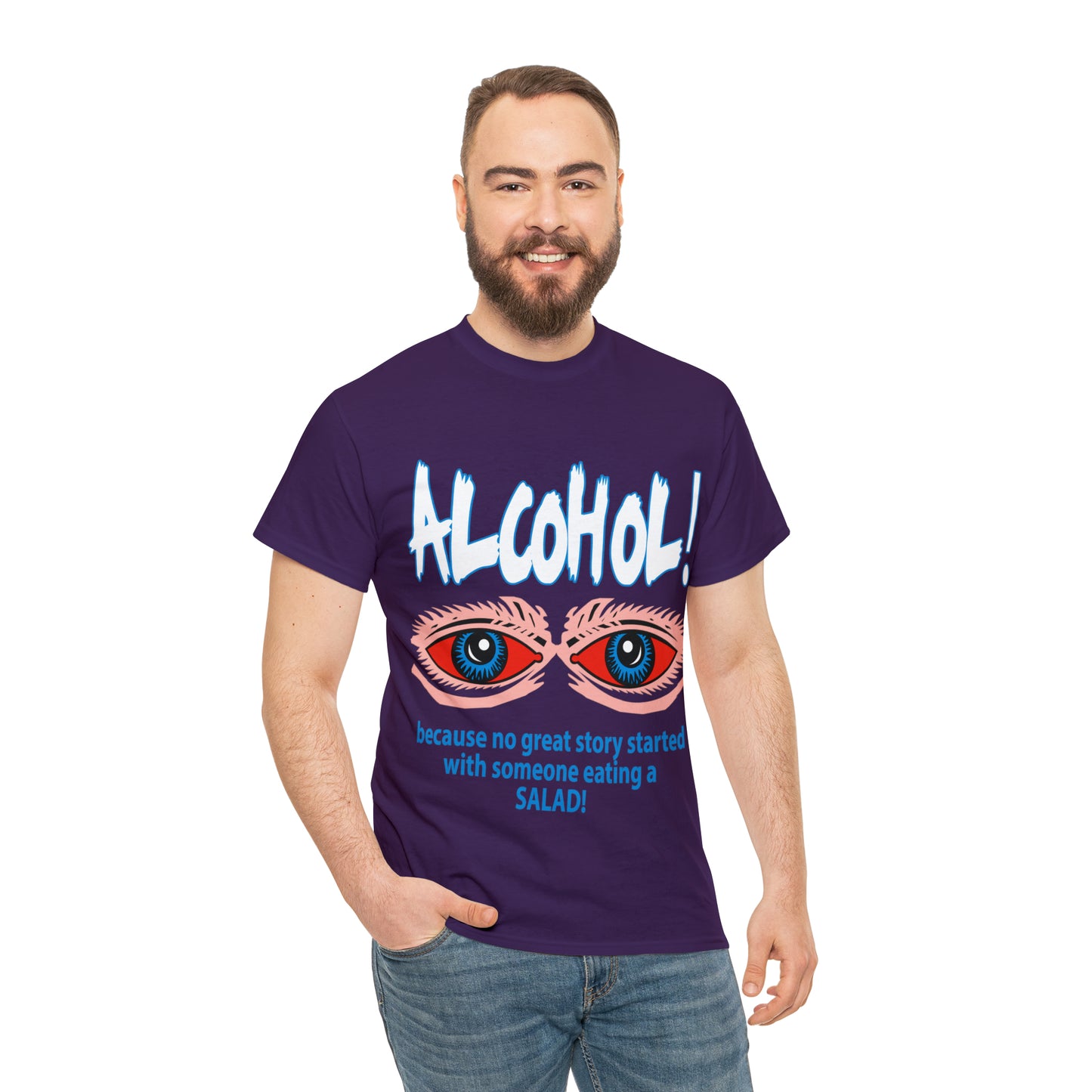 "ALC****" vs Salad - Funny Unisex Heavy Cotton Tee - AUS