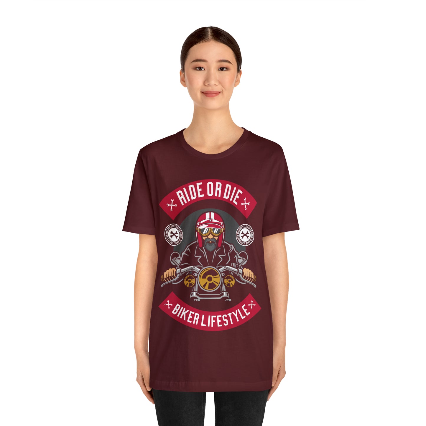BIKER LIFESTYLE - Ride or Die - Unisex Jersey Short Sleeve Tee