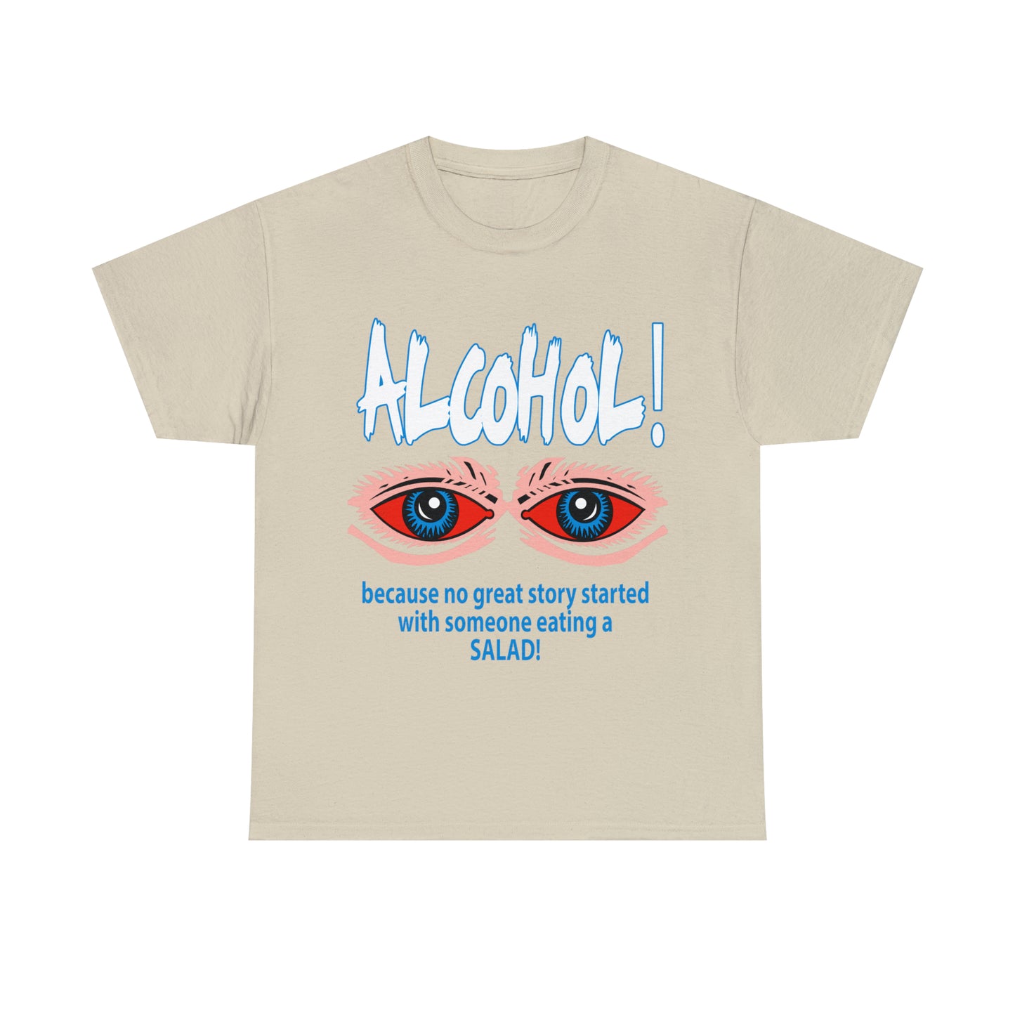 "ALC****" vs Salad  - Funny Shirt - Unisex Heavy Cotton Tee - USA