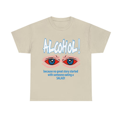 "ALC****" vs Salad  - Funny Shirt - Unisex Heavy Cotton Tee - USA