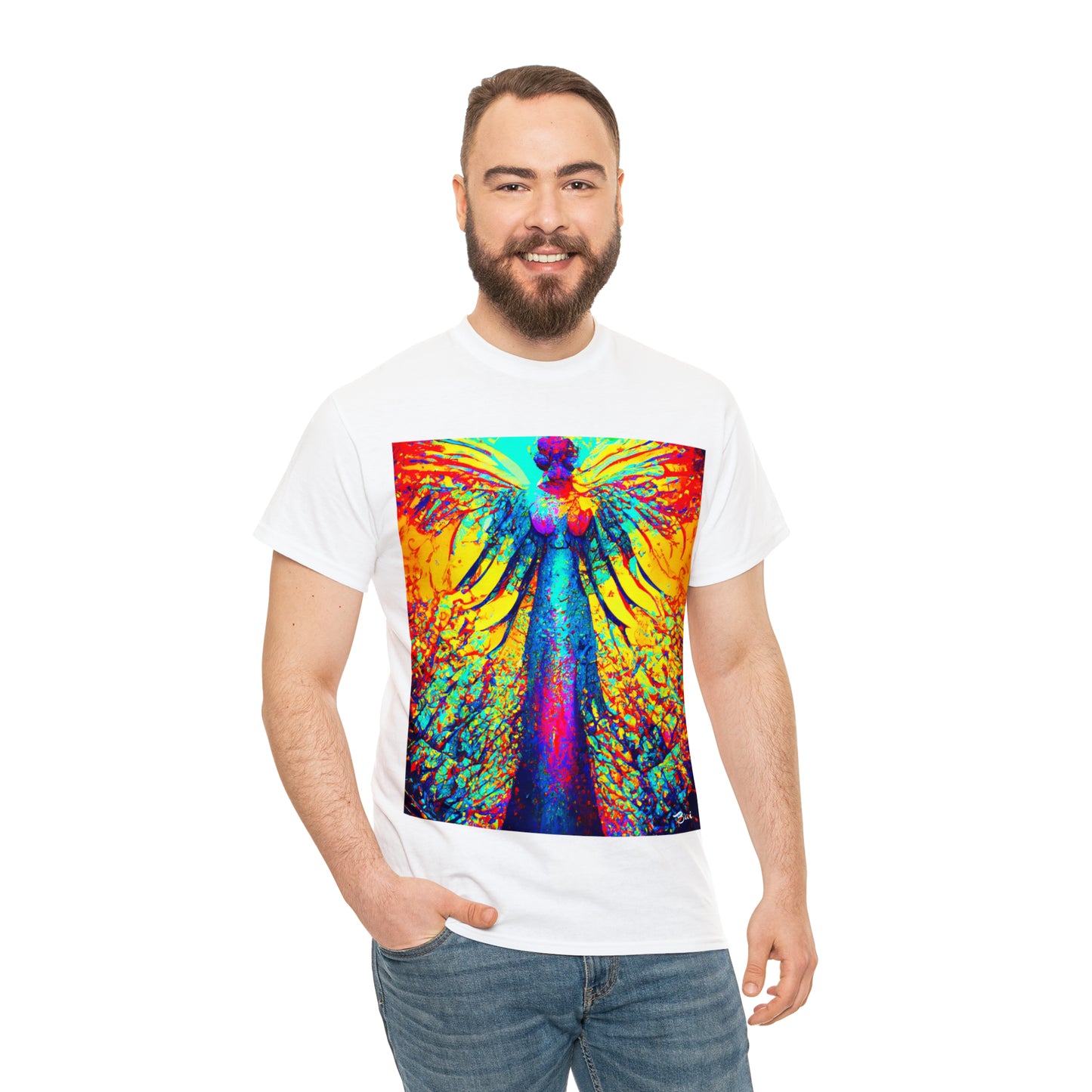 GUARDIAN MOTHER - Airt on a Shirt  - Unisex Heavy Cotton Tee - AUS
