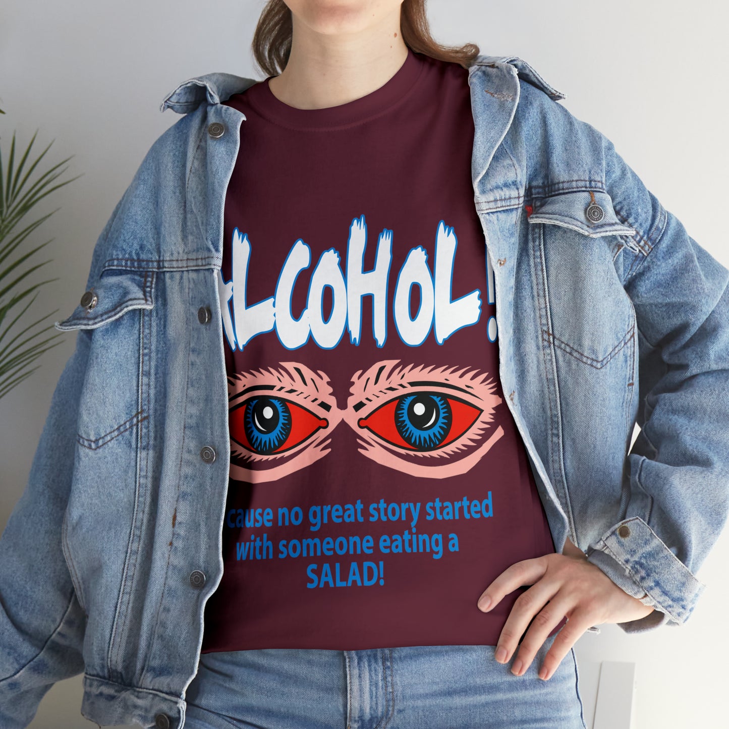 "ALC****" vs Salad - Funny Unisex Heavy Cotton Tee - AUS