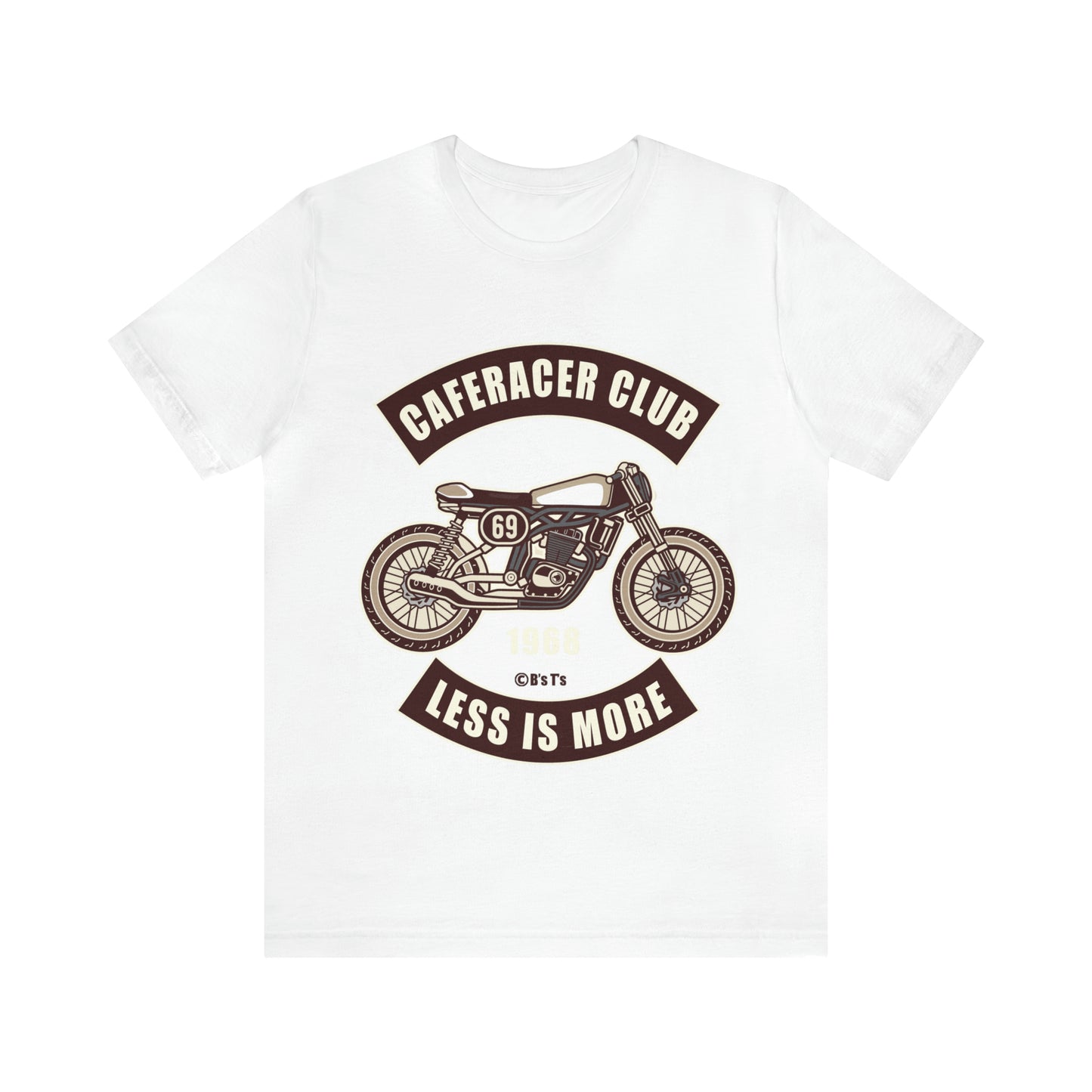 CAFE RACE CLUB Less is More - Unisex Jersey Short Sleeve Tee