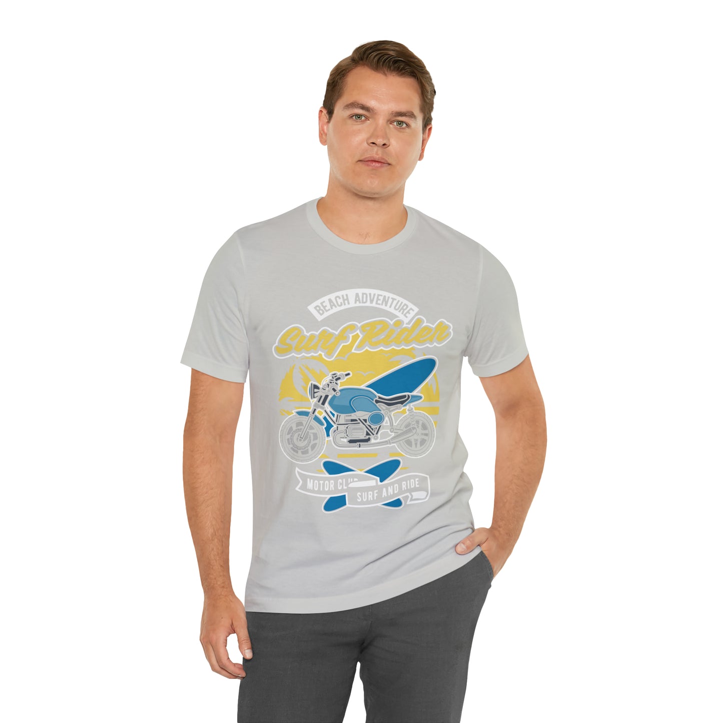 SURF RIDER - Printed in the USA - Unisex Jersey Short Sleeve Tee