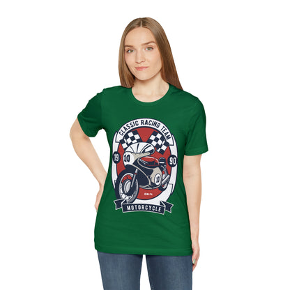 CLASSIC MOTORCYCLE RACING TEAM - Unisex Jersey Short Sleeve Tee