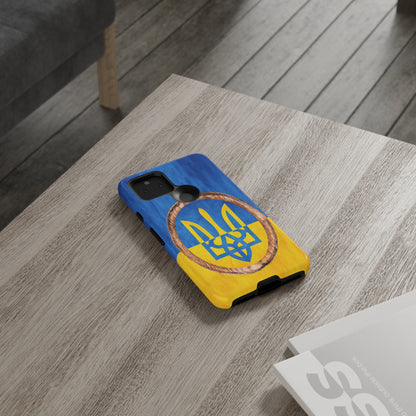 UKRAINE FLAG with TRIDENT - Tough Cases