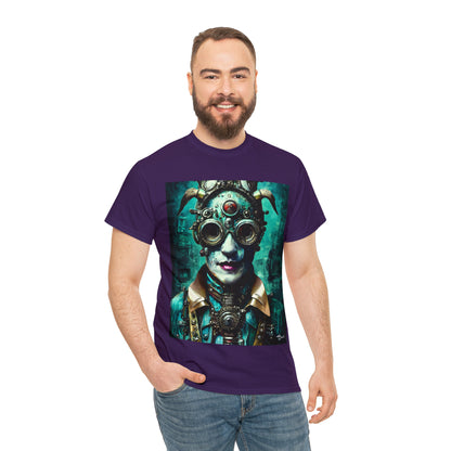 CYBER-STEAMPUNK LORD - Airt on a Shirt  - Unisex Heavy Cotton Tee - AUS