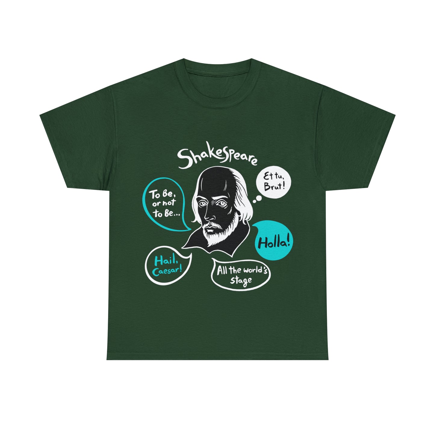SHAKESPEARE (dark) - Unisex Heavy Cotton Tee
