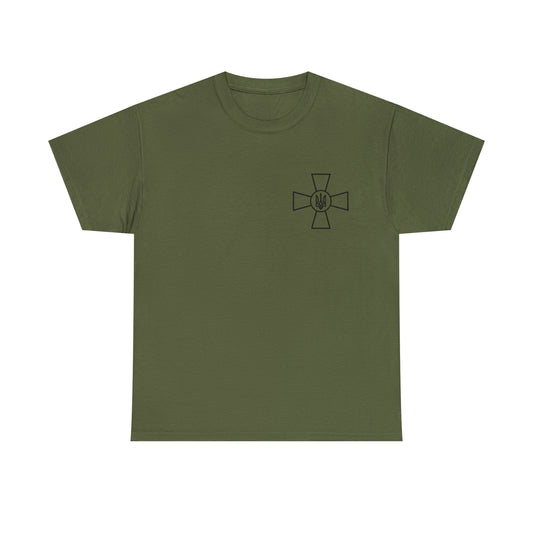 ZELENSKY SIGNATURE MILITARY GREEN T-SHIRT - Unisex Heavy Cotton Tee