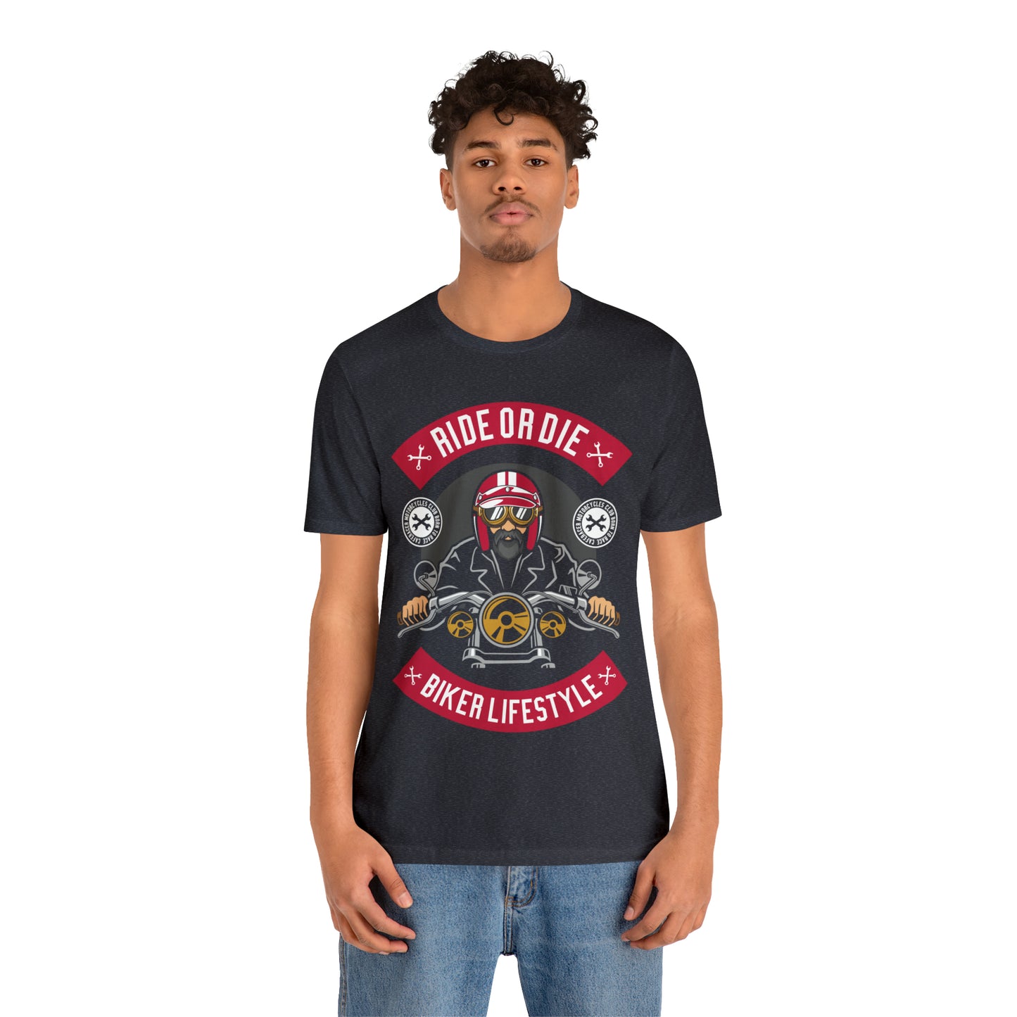 BIKER LIFESTYLE - Ride or Die - Unisex Jersey Short Sleeve Tee