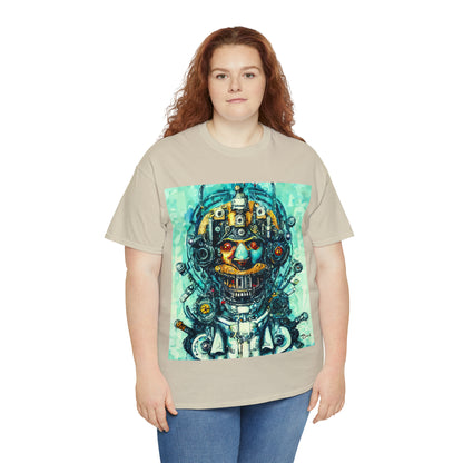 CYBERPUNK STEAMPUNK AUTON - Airt on a Shirt  - Unisex Heavy Cotton Tee - AUS