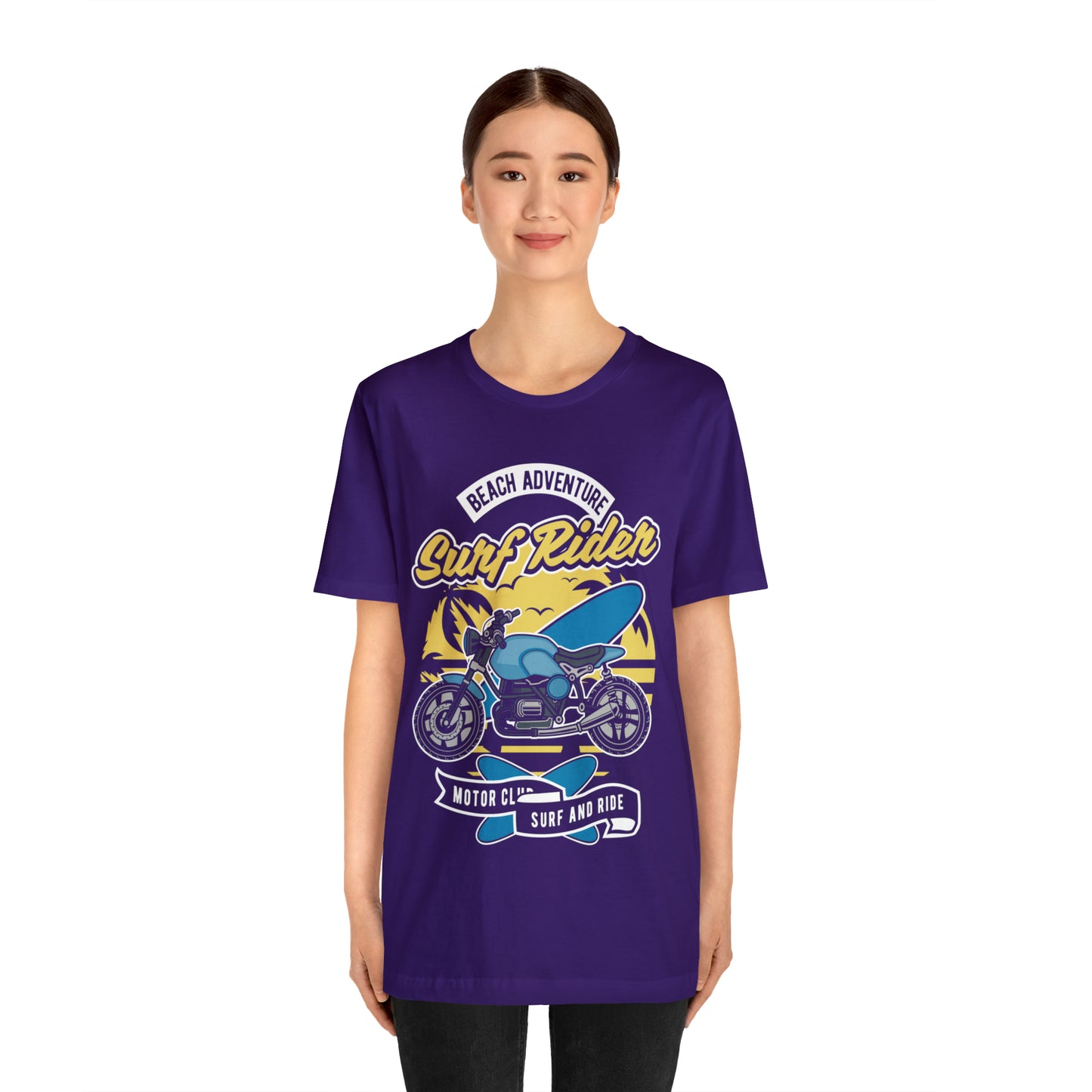 SURF RIDER - Printed in the USA - Unisex Jersey Short Sleeve Tee