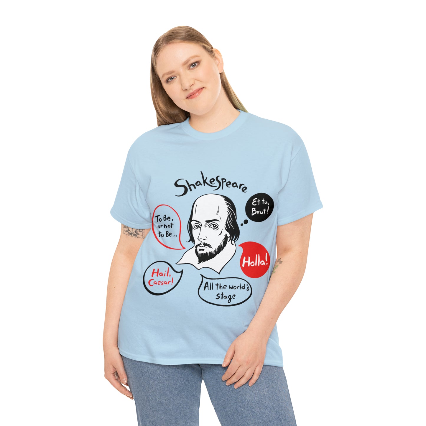 SHAKESPEARE (light) - Unisex Heavy Cotton Tee