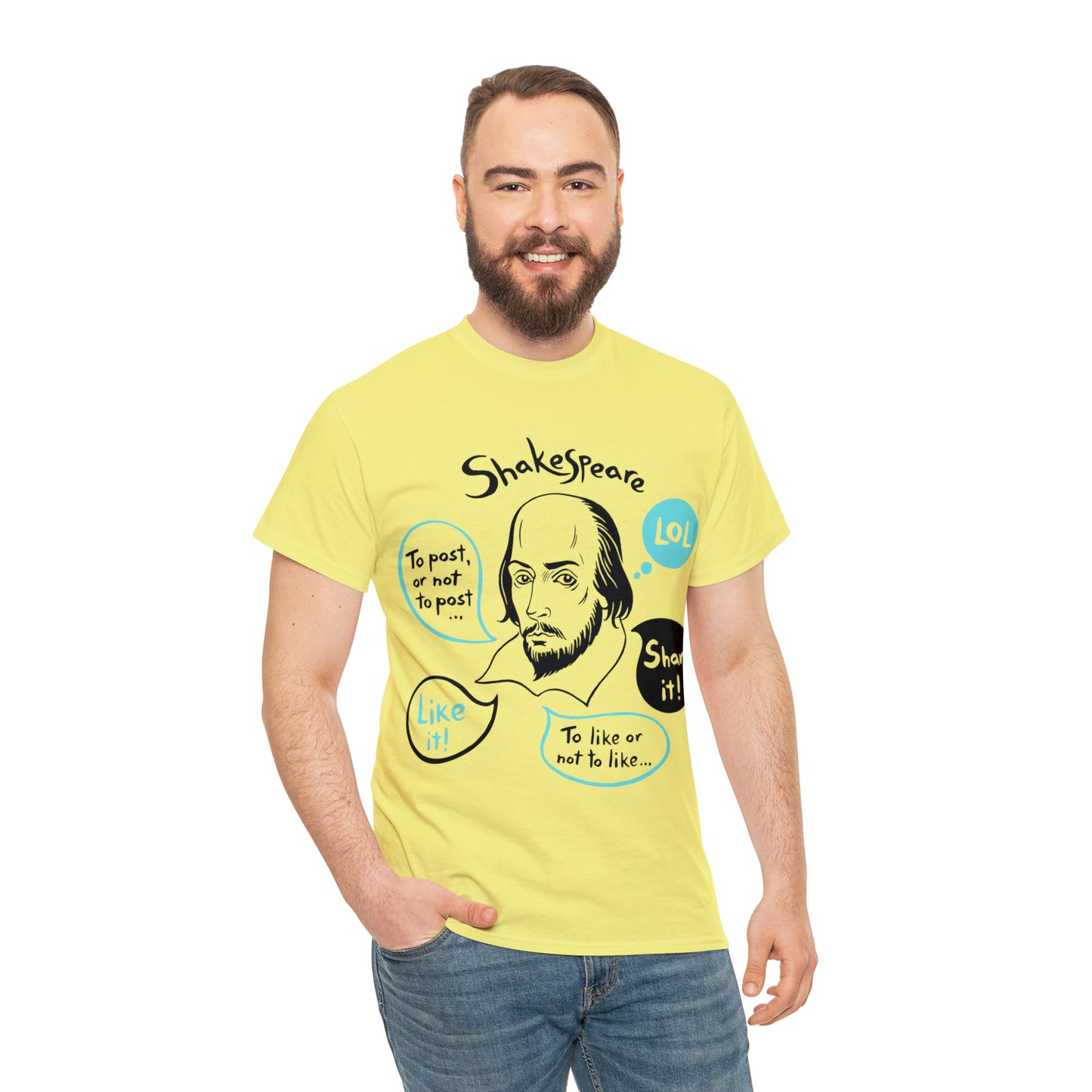 21st Century SHAKESPEARE  (light) - Unisex Heavy Cotton Tee