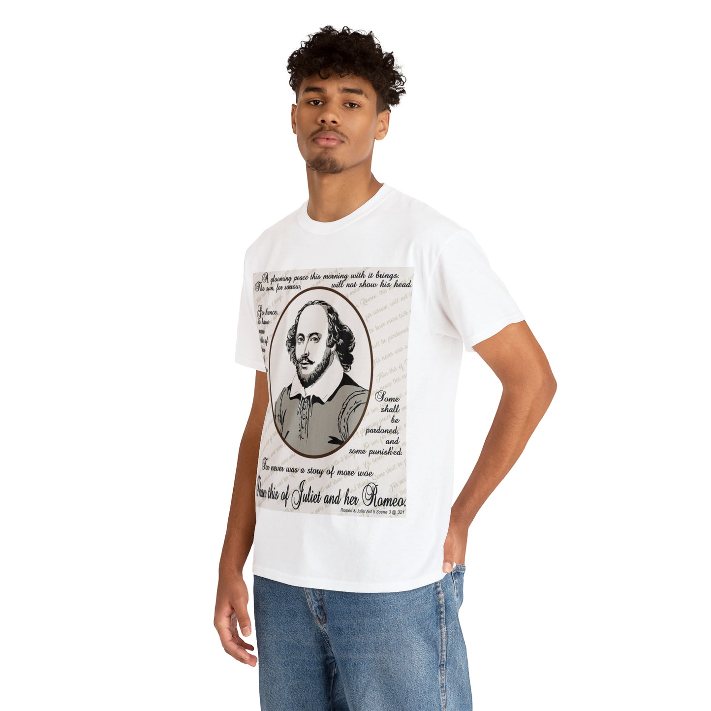 No Greater Tale of Woe... Juliet & Romeo.- Unisex Heavy Cotton Tee