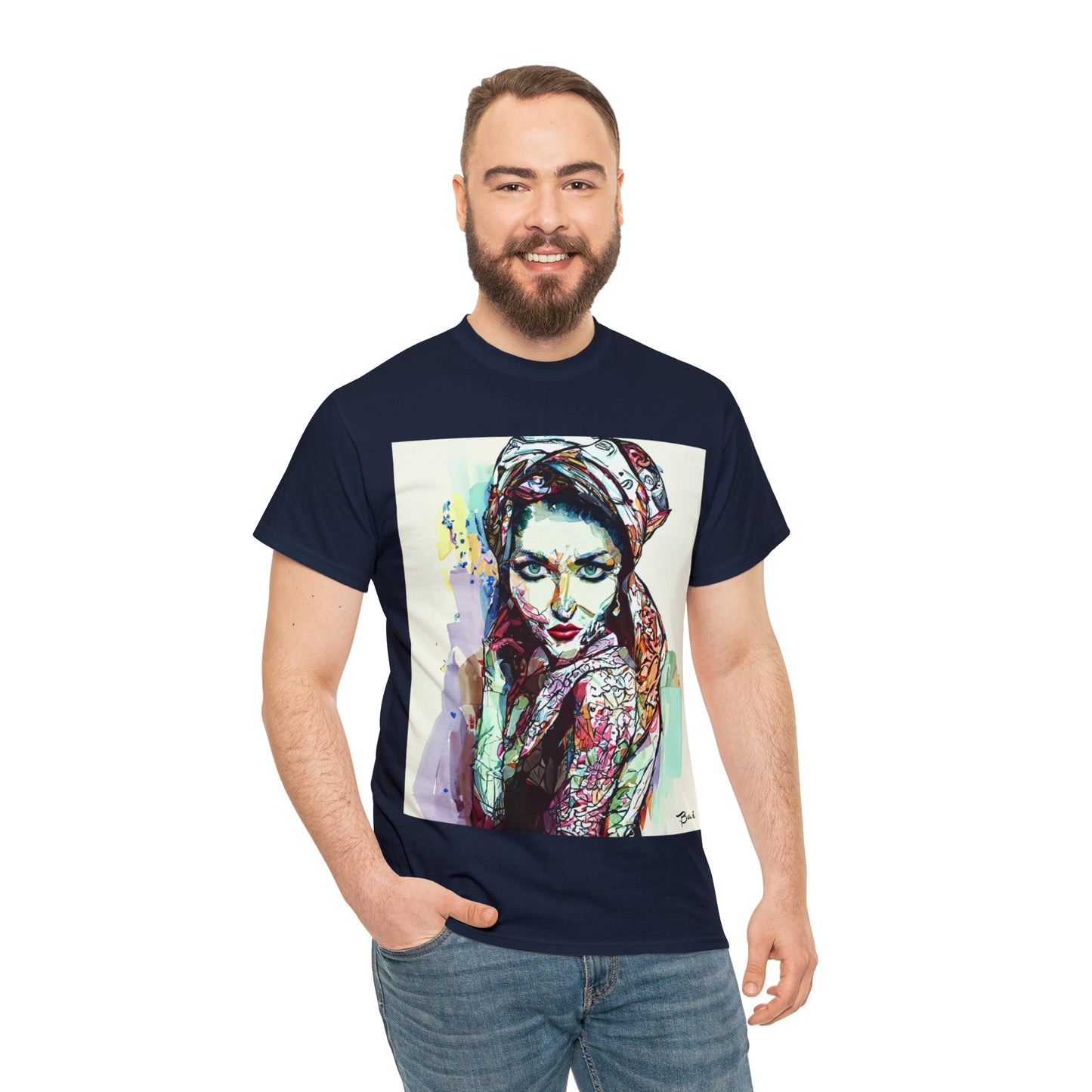 EASTERN BEAUTY - Airt on a Shirt  - Unisex Heavy Cotton Tee - AUS