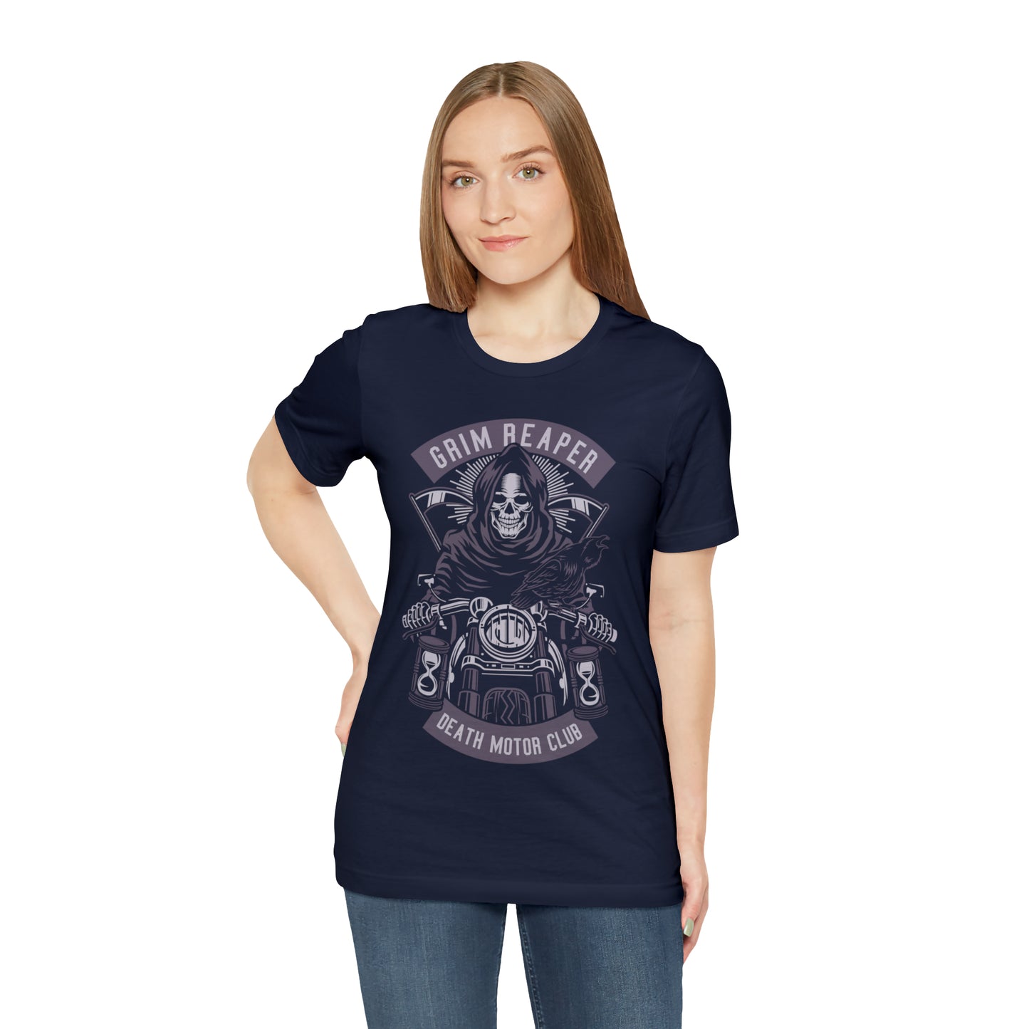 GRIM REAPER Moto Club - Unisex Jersey Short Sleeve Tee