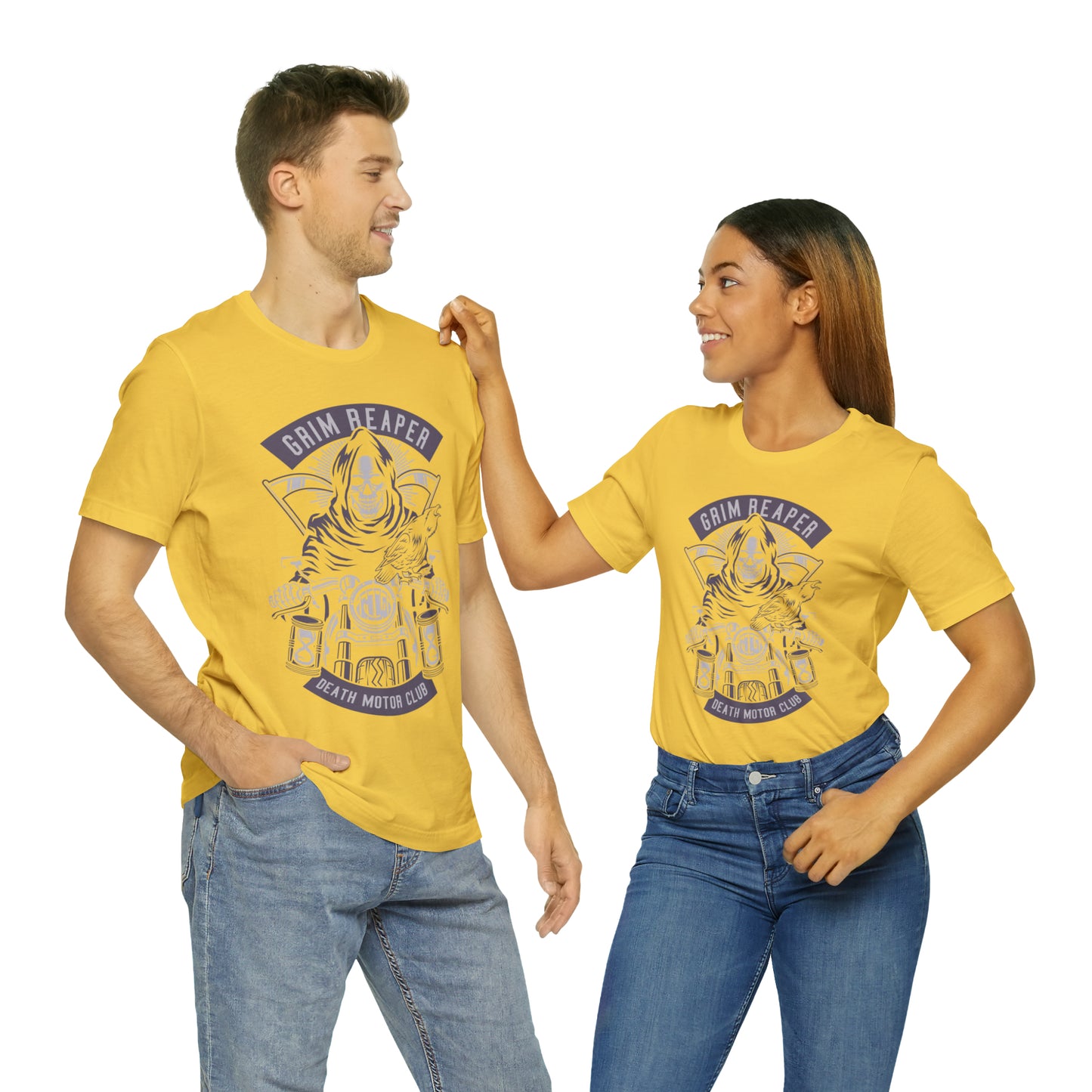 GRIM REAPER Moto Club - Unisex Jersey Short Sleeve Tee