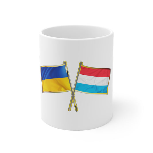 Ukrainian-Luxembourgian NATO Supporter Mug