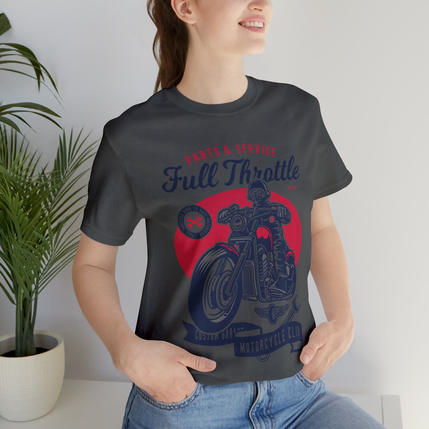 FULL THROTTLE Parts & Service - Unisex Jersey Short Sleeve Tee