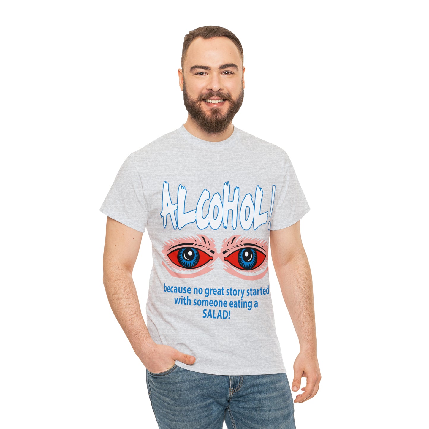 "ALC****" vs Salad - Funny Unisex Heavy Cotton Tee - AUS