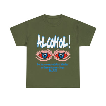 "ALC****" vs Salad - Funny Unisex Heavy Cotton Tee - AUS