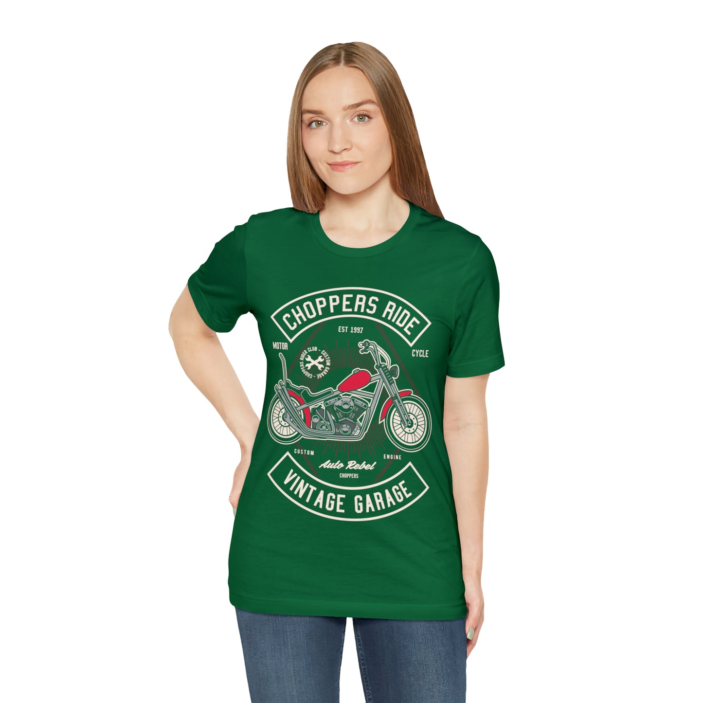 CHOPPERS RIDE Vintage Classic - Unisex Jersey Short Sleeve Tee