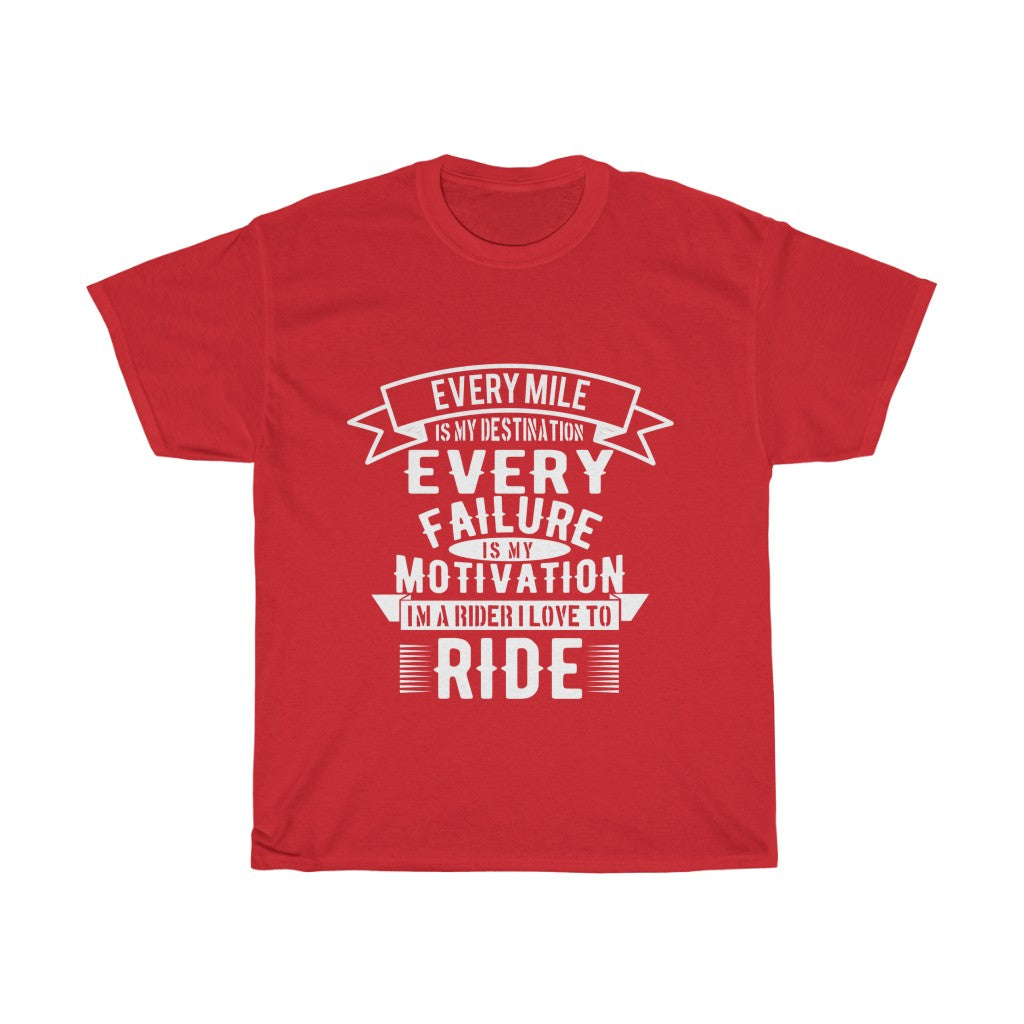 Every Mile is  MY Destination... - Unisex Heavy Cotton Tee